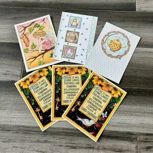 💸 5/20 Set of 6 New Unused Vintage Mary Engelbreit Greeting Cards Stationary